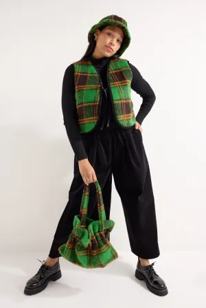 Wren Vest - Emerald Tartan