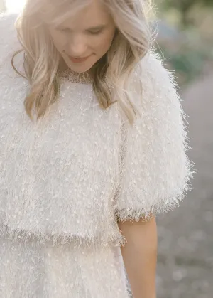 X So Fancy Ivory top