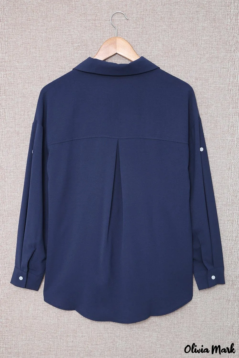 Xieyinshe - White buttoned shirt with long sleeves and plain pocket