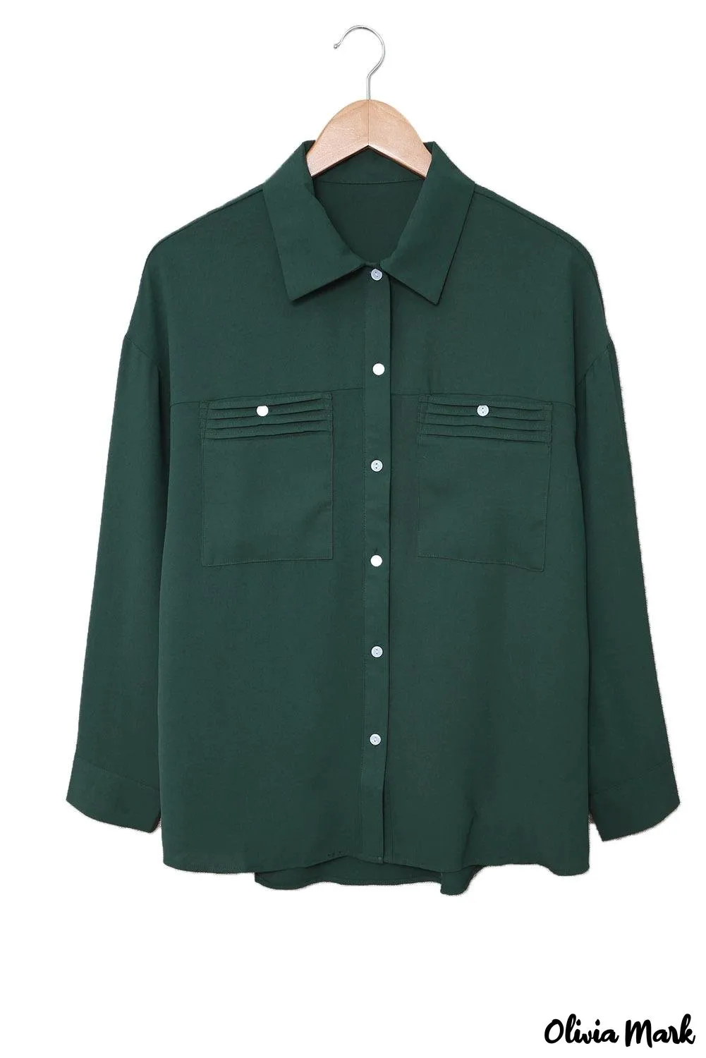 Xieyinshe - White buttoned shirt with long sleeves and plain pocket
