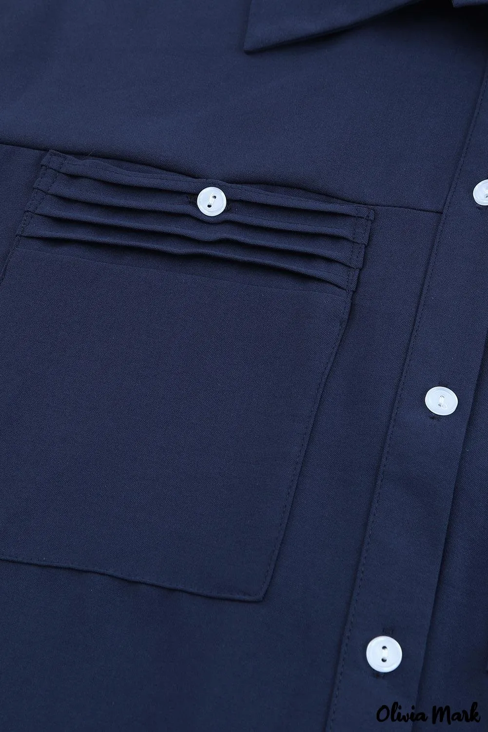 Xieyinshe - White buttoned shirt with long sleeves and plain pocket