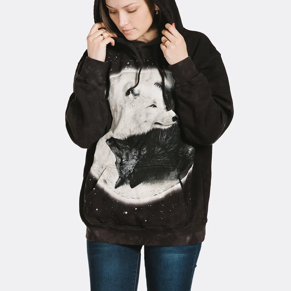 Yin Yang Wolves Hoodie