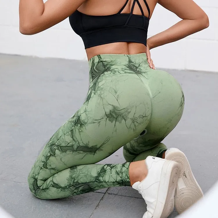 Yoga Pants Sports Leggings Women Breathable High Waist Tights
