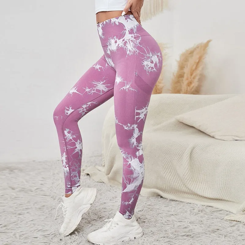 Yoga Pants Sports Leggings Women Breathable High Waist Tights