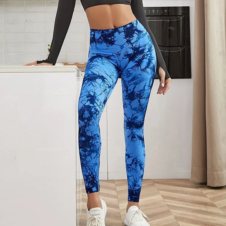 Yoga Pants Sports Leggings Women Breathable High Waist Tights