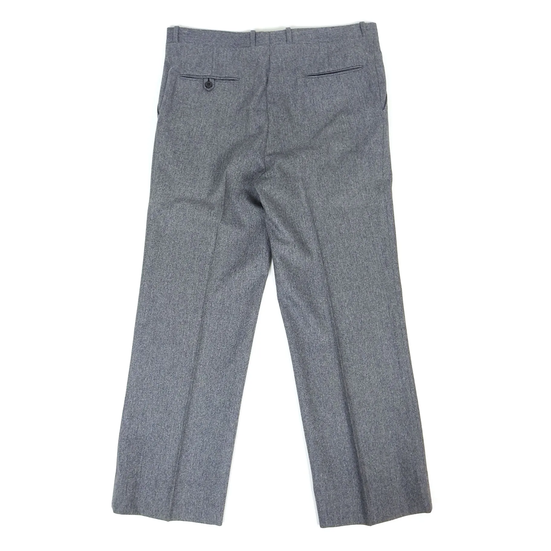 Yves Saint Laurent Herringbone Wool Pants
