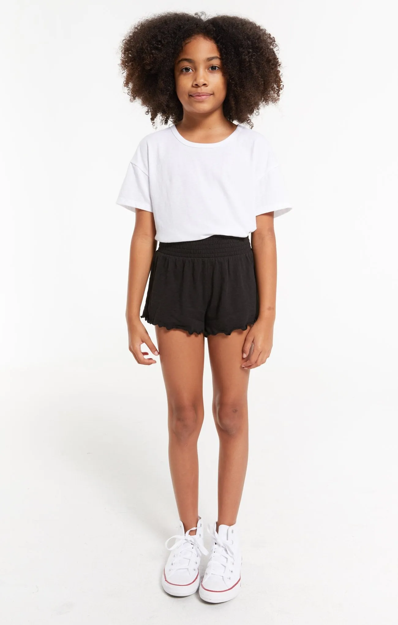 Z Supply Girls Emery Short - Black