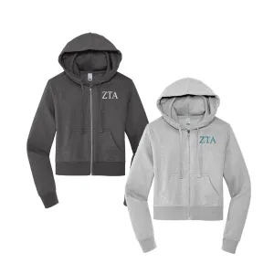 Zeta Tau Alpha Zip Up Hoodie