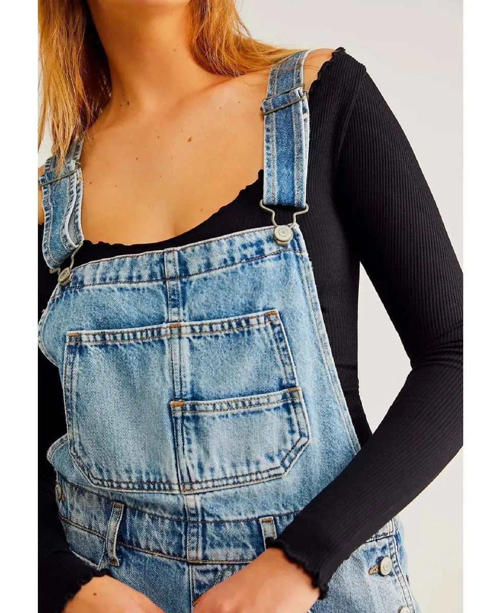 Ziggy Denim Shortall Follow Your Heart Blue