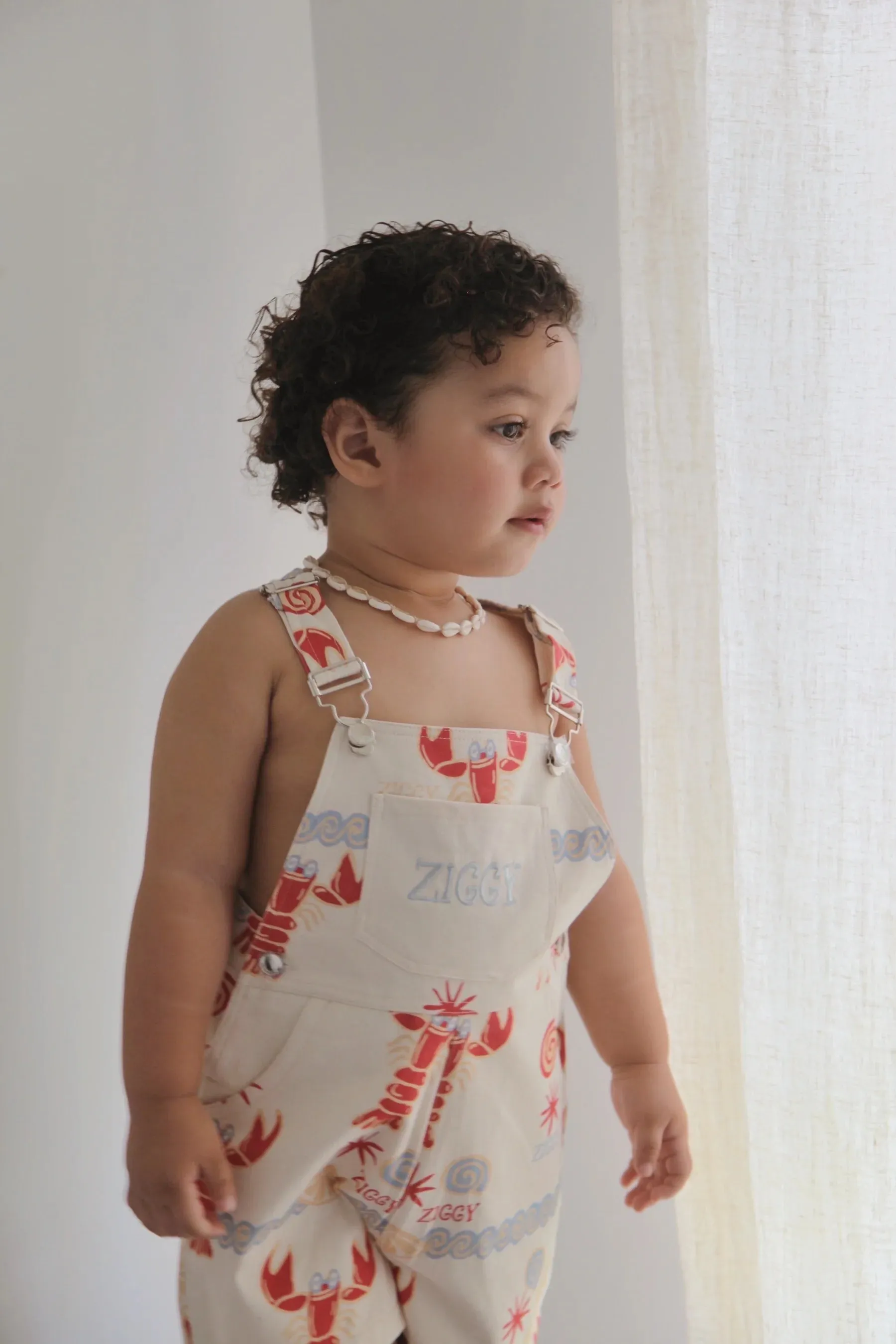 ZIGGY LOU SHORT OVERALLS COSTA