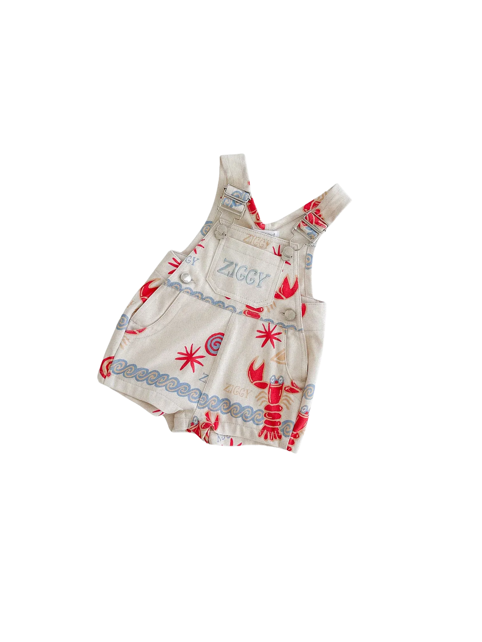 ZIGGY LOU SHORT OVERALLS COSTA